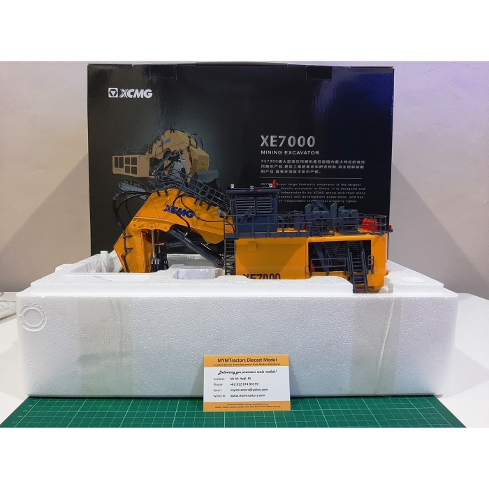 RWF Diecast Miniatur Alat Berat XCMG Excavator XE7000 (1:50) Koleksi