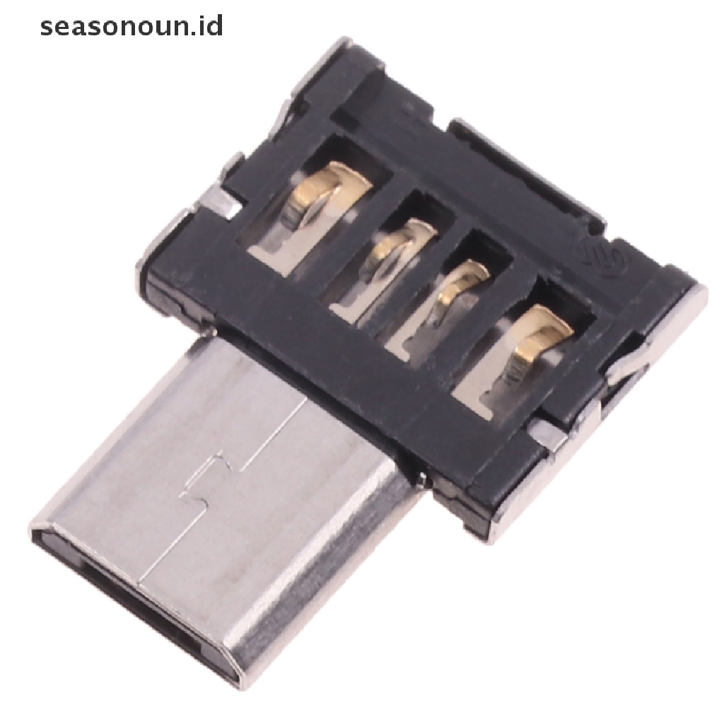 Seasonoun USB Type C Adapter Konektor Data USB-C Male to USB 2.0 Female Untuk Hp Android.