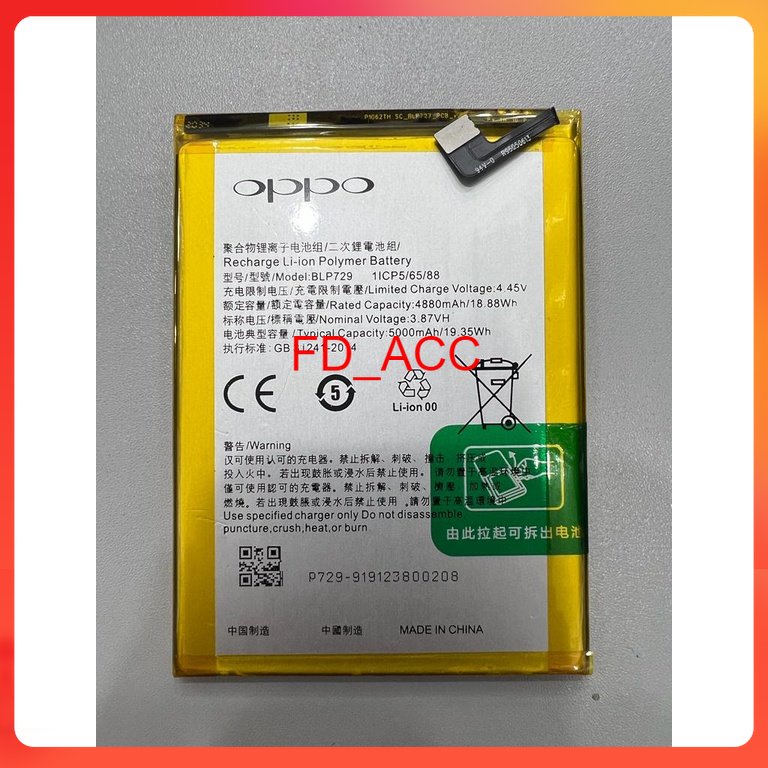 Battery Original  Oppo F9(BLP683) / A7(BLP683) / BATERAI HP OPPO / BATRE HP BAGUS / BATERAI TANAM