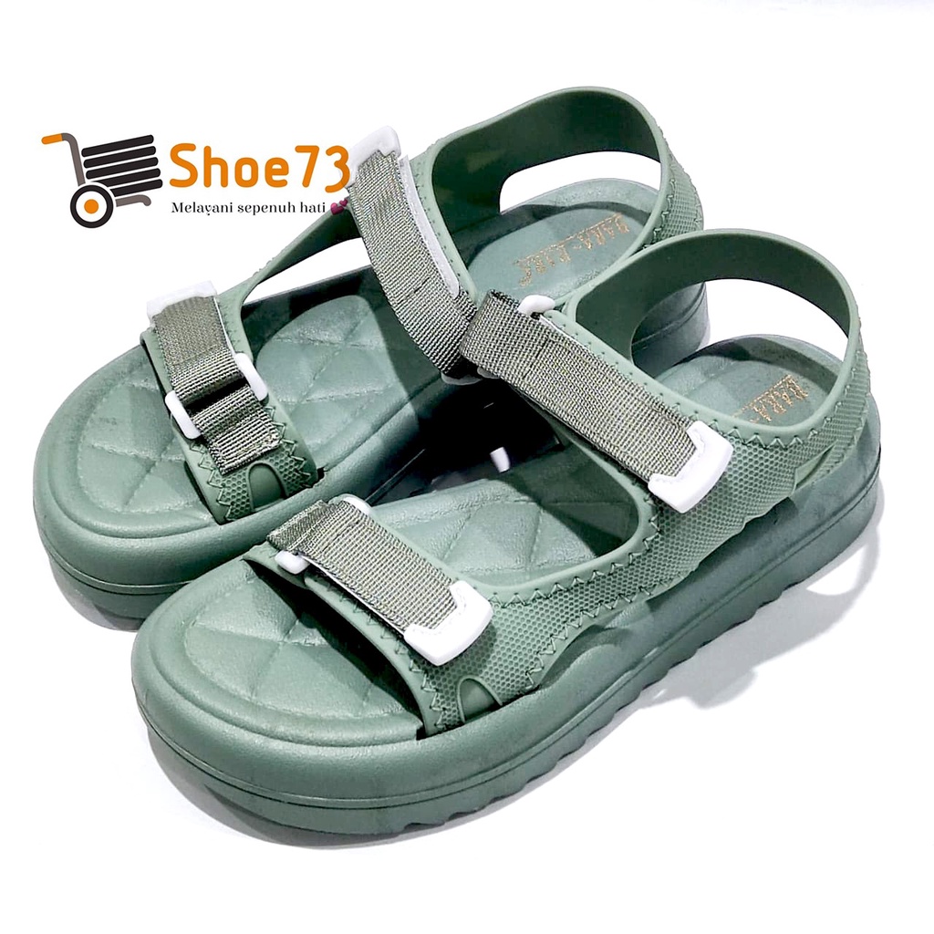 BARA BARA JSL 2207 V-6 SIZE 36-40 ORIGINAL l Sandal tali jelly wanita l Sendal gunung cewek impor