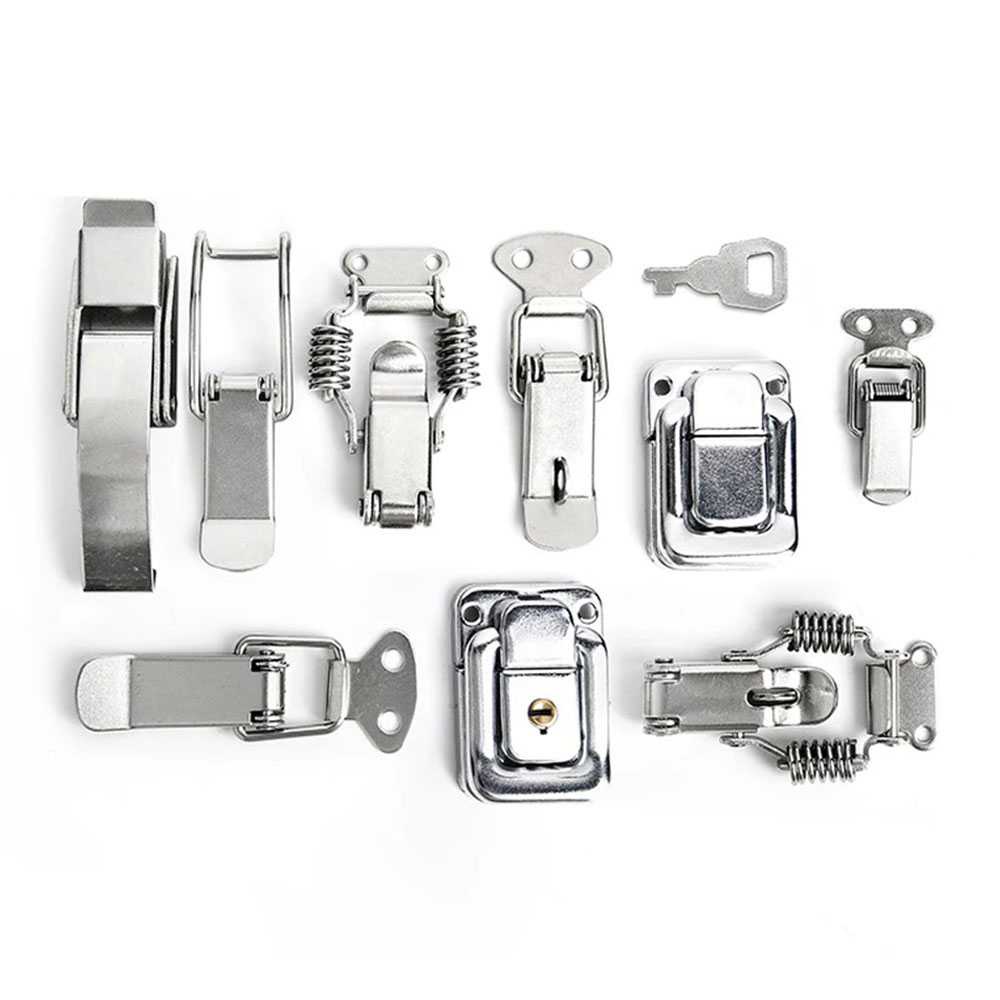 (BISA COD) FTIHSHP Halojaju Kancing Kunci Spring Loaded Toggle Latch Catch Hasp - KAK-J