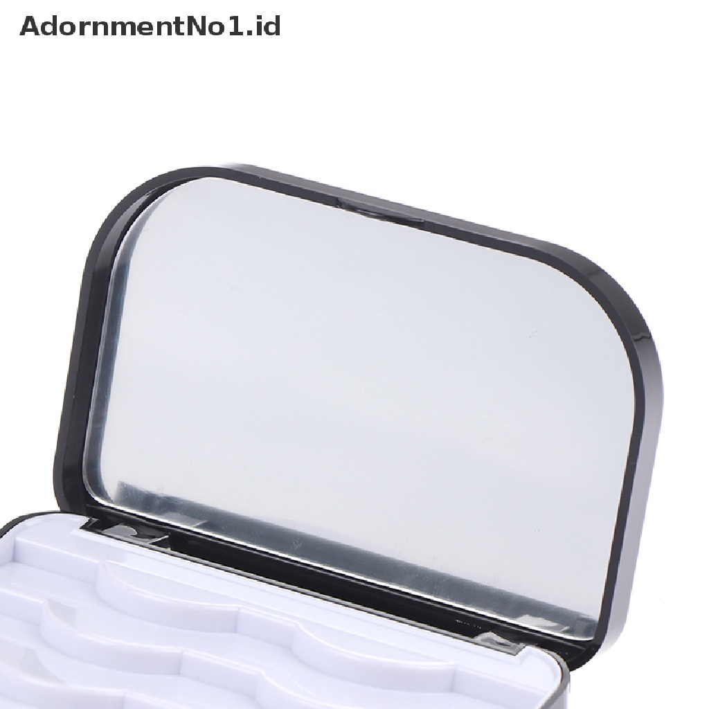 [AdornmentNo1] Makeup False Eyelashes Storage Organizer Box Travel Lashes Holder Case Contan [ID]