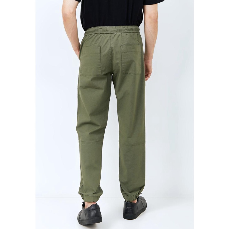 Used Jeans - Joger pants pria slim fit warna Olive - Finley