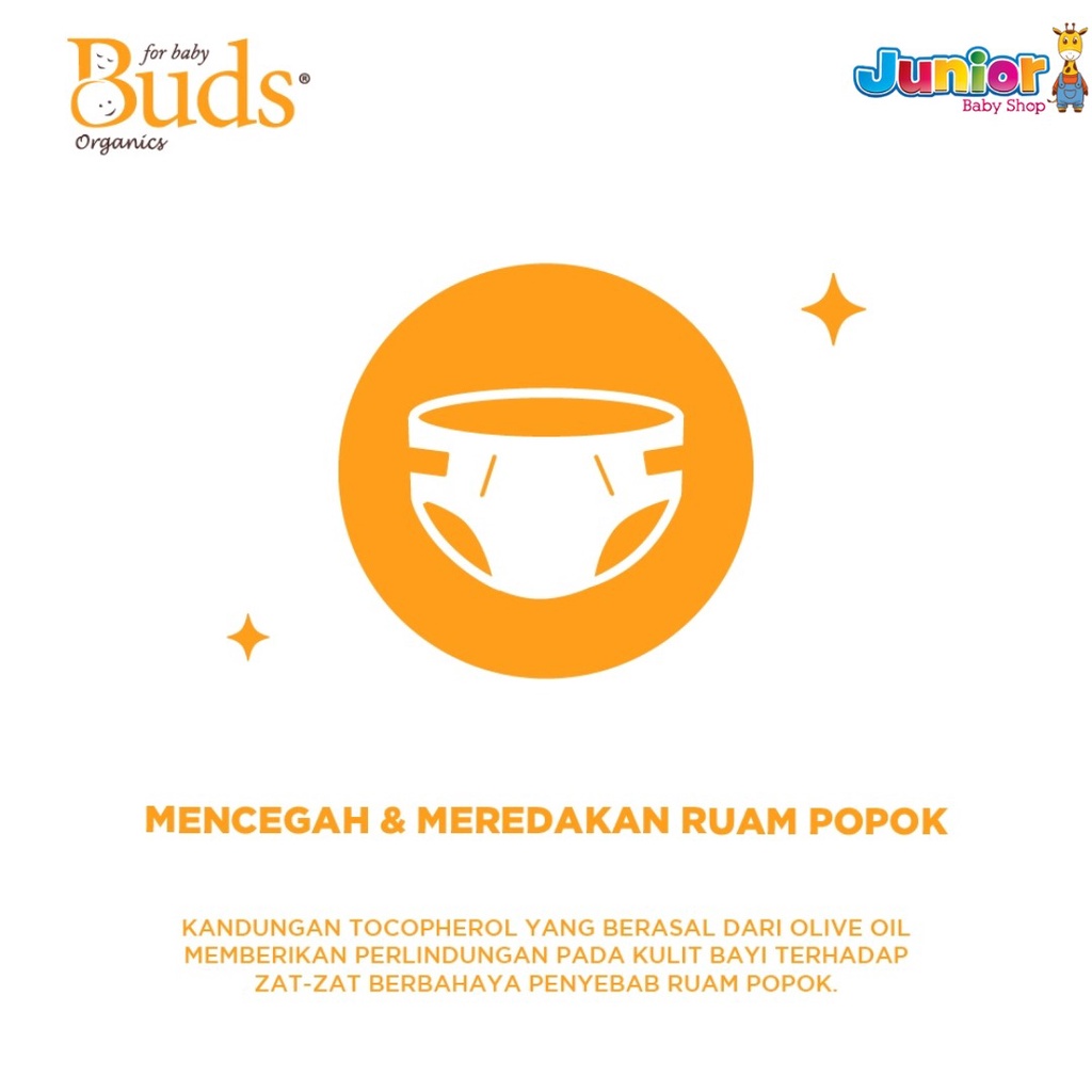 Buds Cherished Organics for Newborn - Travel Package (Silver) Starter Kit - Paket Perawatan Sabun Ruam Popok Pantat dan Skincare