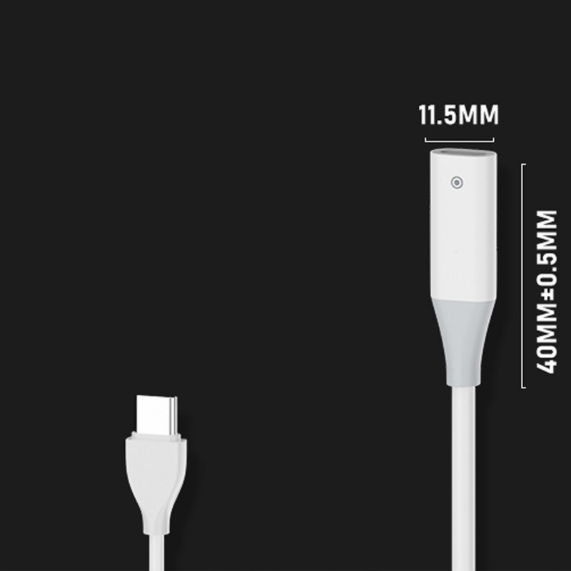 Zzz 50cm 100cm Kabel Adaptor Cas Untuk Pensil 1st Charging Cord Type-C Male to Female Connector Cord Wire