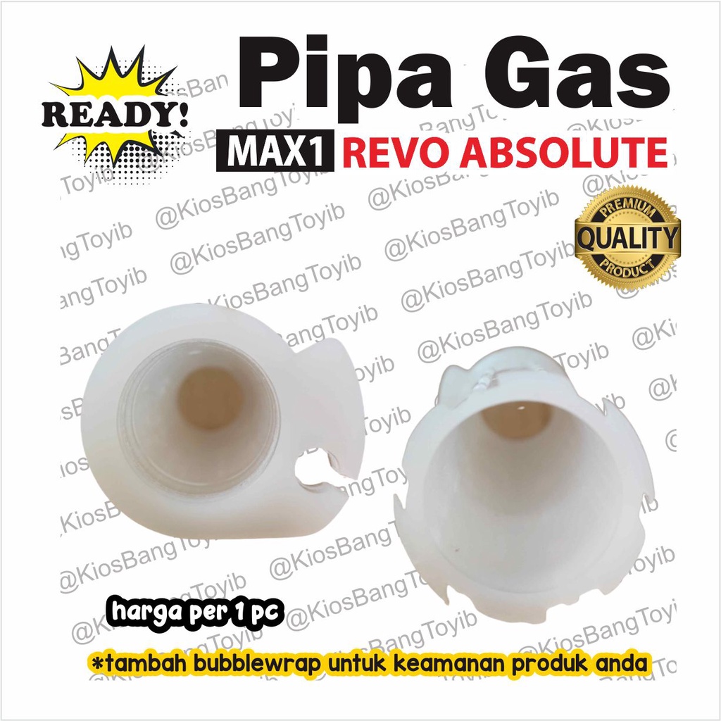 Pipa Gas Only Selongsong Putih Honda REVO ABS Absolute (MAX1)