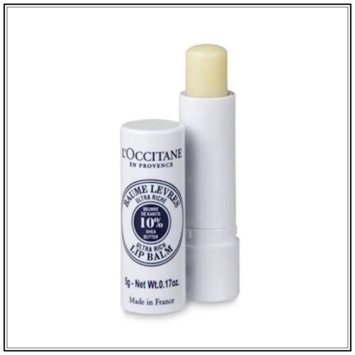 ⭐BISA COD⭐ LOCCITANE SHEA BUTTER LIP BALM STICK 4.5GR