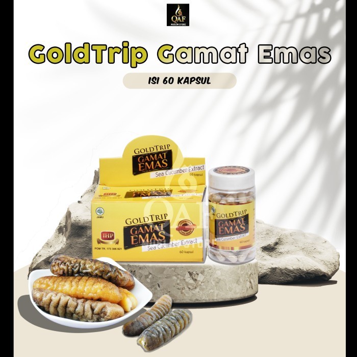 GoldTrip Gamat Emas - Isi 60 Kapsul