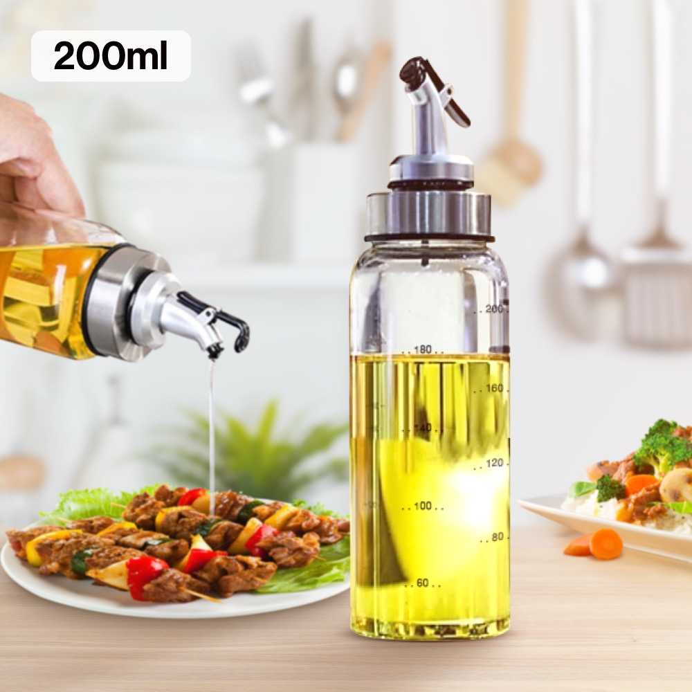 (BISA COD) FTIHSHP Homielife Botol Minyak Olive Oil Kaca Bottle 200ml - CN297