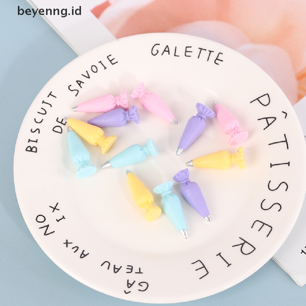 Beyen 10pcs Miniatur Tas Kue Kering Rumah Boneka Pretend Play Makanan Boneka Untuk Dekorasi Dapur ID