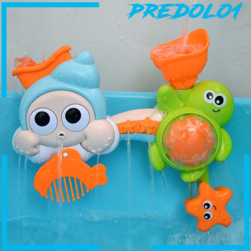 [Predolo1] Bathtub Water Toys with Comb Sensory Development for Kids Holiday Gifts