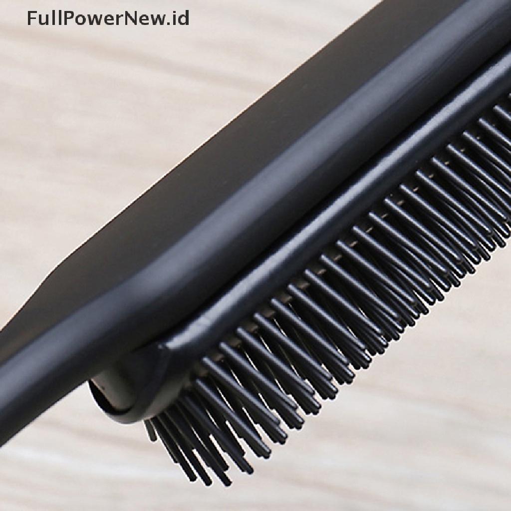 Power 9baris Styling Hair Brush Lurus Curly Rambut Detangling Sisir Sikat Salon ID