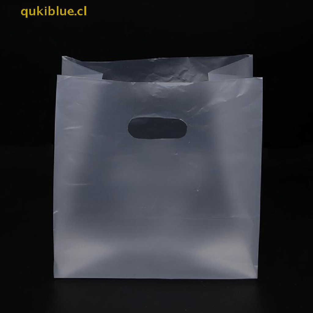 Qukiblue 50pcs Thank You Kantong Plastik Permen Bingkisan Shopping Bag Wedding Wrapping Bag cl