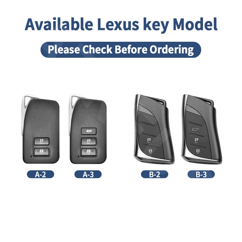 Lexus Zinc Alloy Kulit Case Kunci Mobil Full Wrap Cover Smart Key Protector Untuk rx 570 RX300 LX570 CT200H NX250 RX350 LX470 IS NX ES