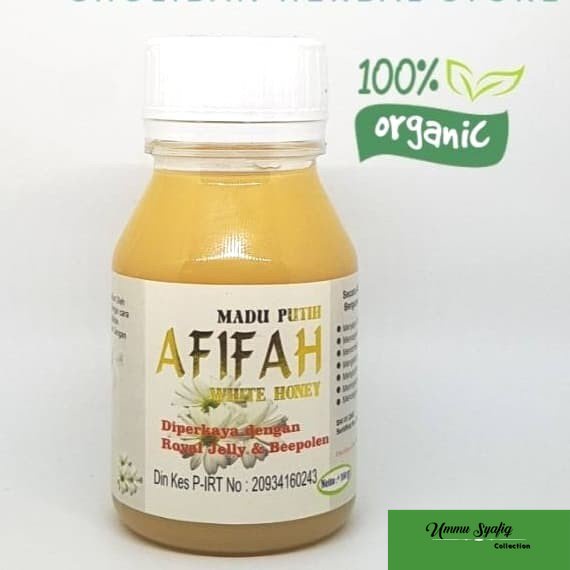 

madu putih/Madu murni/Madu putih Afifah 350gr original produk Gholiban