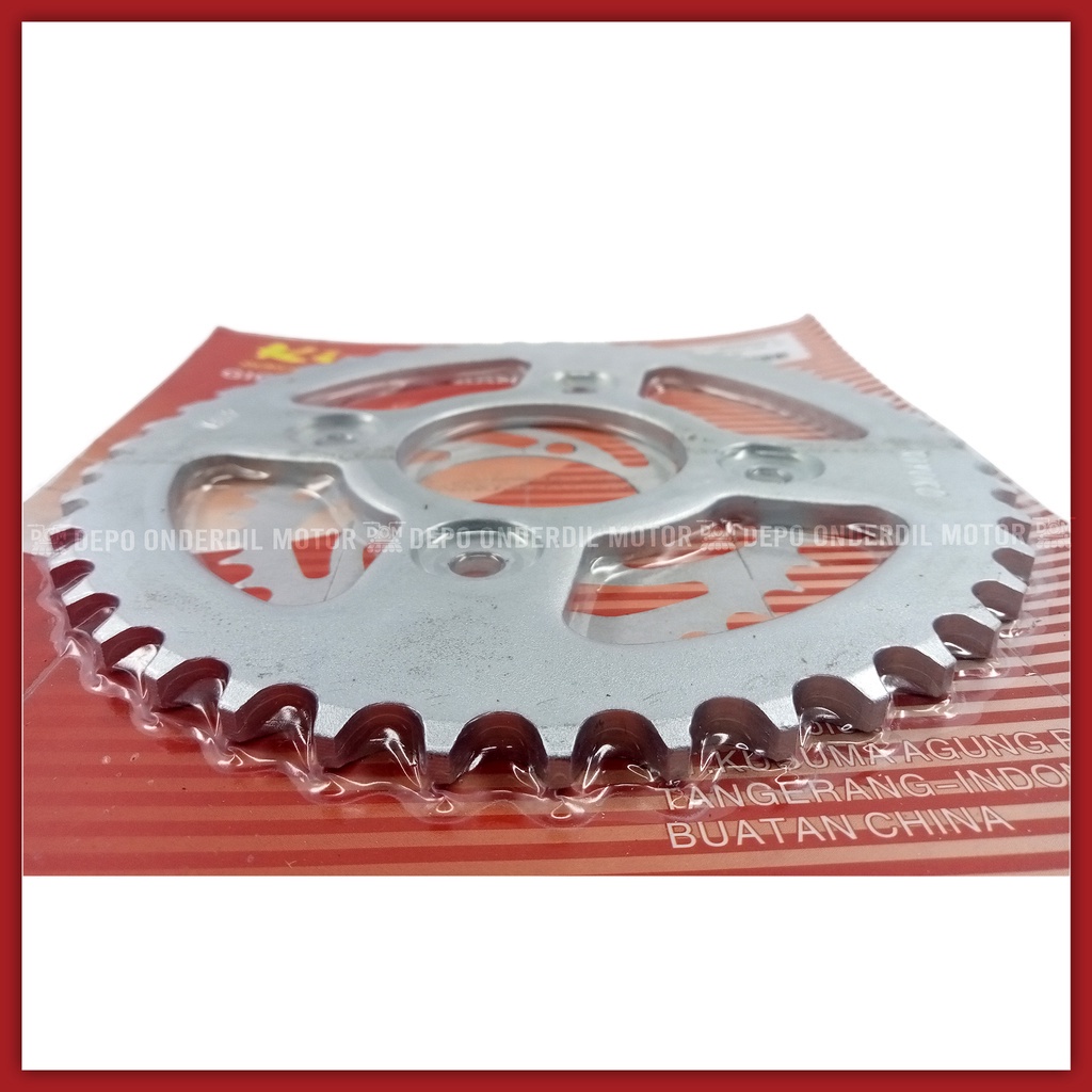 Gear Belakang SUPRA FIT NEW 43T (KIYOKO) - Gigi Tarik Ger Gir Roda Belakang Rear Sprocket HONDA SUPR