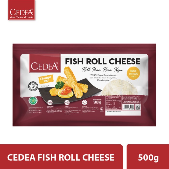 CEDEA Fish Roll Cheese/ Roll ikan Keju 500g