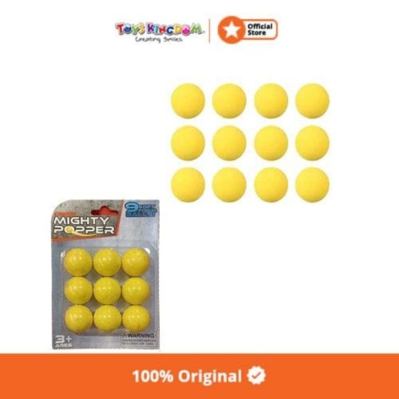 Cruzer Mighty Popper Soft Foam Balls Refill - Kg Popper Ball
