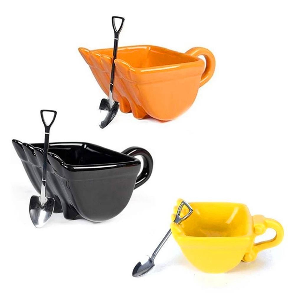 Lanfy Tea Cup Creative 2023gelas Kopi Plastik Ember Excavator Portabel