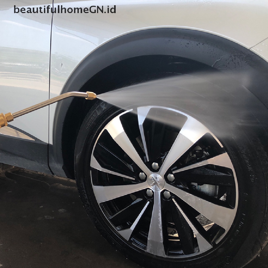 {Cantik} 25° /90° Nozzle Tongkat Ekstensi Pistol Air Daya Tekanan Tinggi1Per4 &quot;Alat Pembersih Lance Siku Bentuk U~