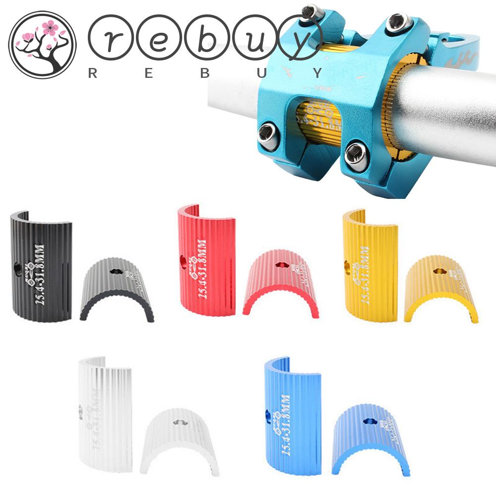 REBUY Road Bike Bike Handlebar Conversion Shim MTB Reducing Spacer Handlebar Reducing Sleeve Installation 31.8mm to 35mm Bicycle Stem 25.4mm to 31.8mm Aluminum Alloy Aperture Adjust Adapter Reducer/Multicolor