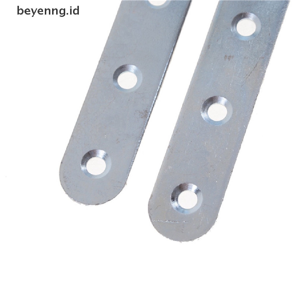 Beyen HOT 2pcs Silver Corner Brace Rak Sudut Kanan Bentuk L Hardware ID