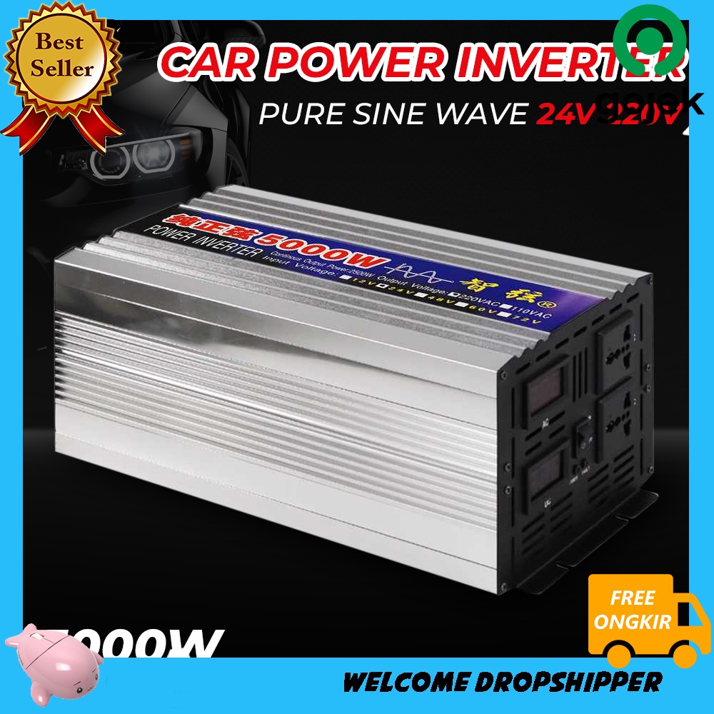 SHUNYIMA Car Power Inverter 24V 220V 5000W - ZX-5000W