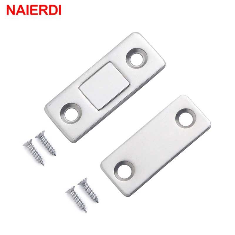 (BISA COD) FTIHSHP NAIERDI Penahan Pintu Magnetic Cabinet Door Stop Catches Closer - DS-08