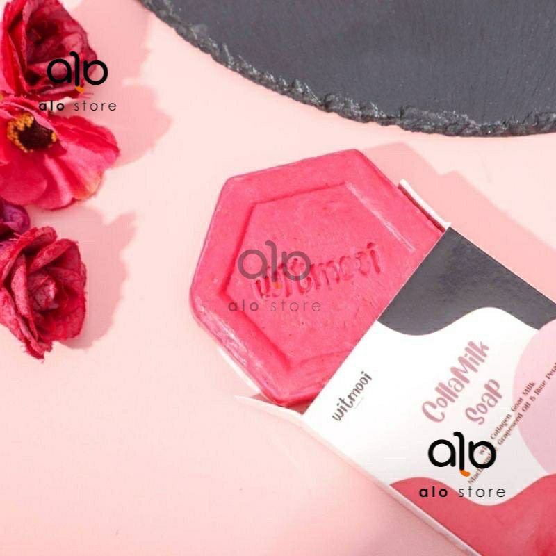 (ALOSTORE) WITMOOI COLLA MILK SOAP | SABUN WITMOII COLA MILK | SABUN COLLA MILK WITMOII