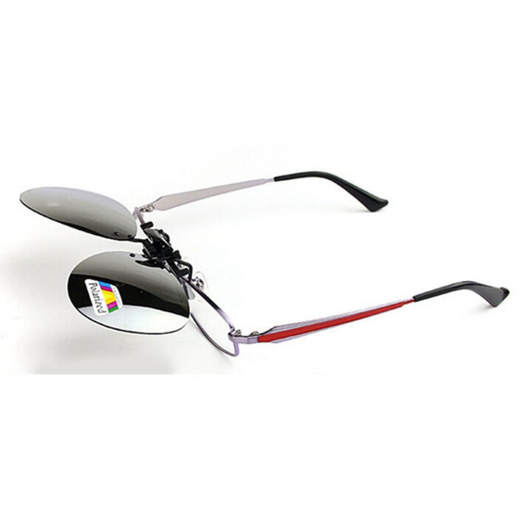 Lensa Klip Kacamata Clip-on Sunglasses - Y16211 ( Mughnii )