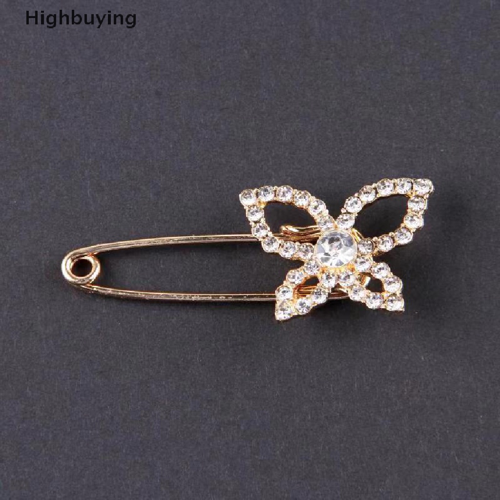 Hbid Ikatan Simpul Pin Alloy Leher Pin Cardigan Anti Slip Penutup Pinggang Berlian Imitasi Mutiara Bros Recomend Panas Kualitas Bagus Glory