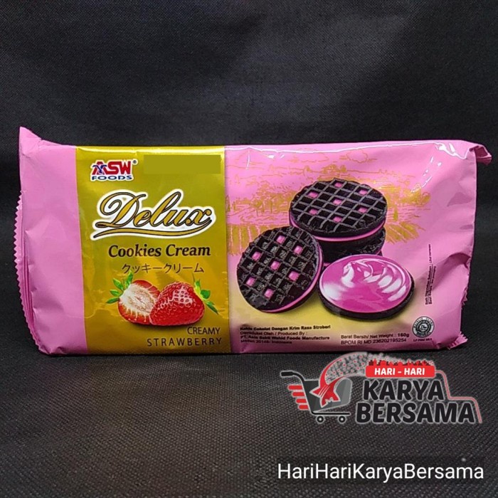 

BISKUIT ASW HATARI DELUX COOKIES CREAM 160GR