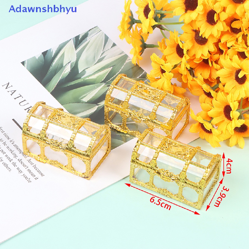 Adhyu 1:12 Dollhouse Miniature Storage Box Treasure Chest Simulation Furniture Model ID