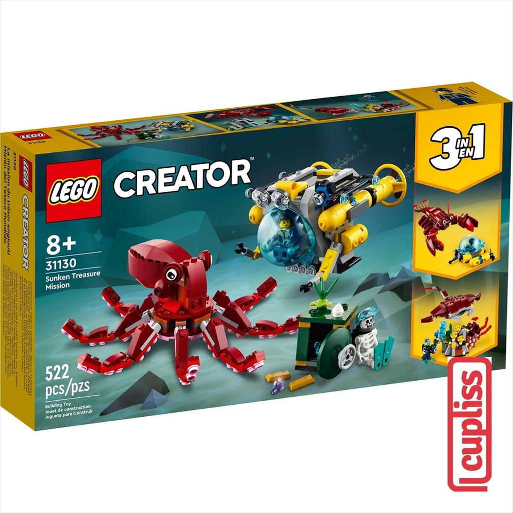 LEGO Creator 31130 Sunken Treasure Mission