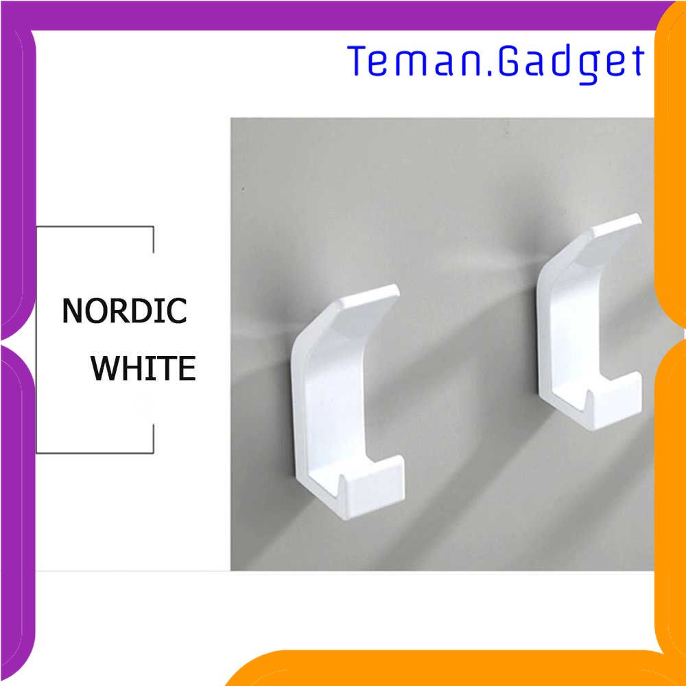 TG - ART CRMBO Gantungan Dinding Kapstok Hook Hanger Aluminium 5 PCS - CR306