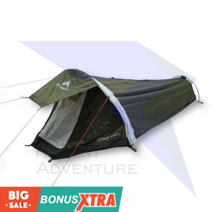 Tenda EIGER1989 LONE BIVY 1P TENT 1 Person 1 Orang 91000 7002 Original Bdg KEREN
