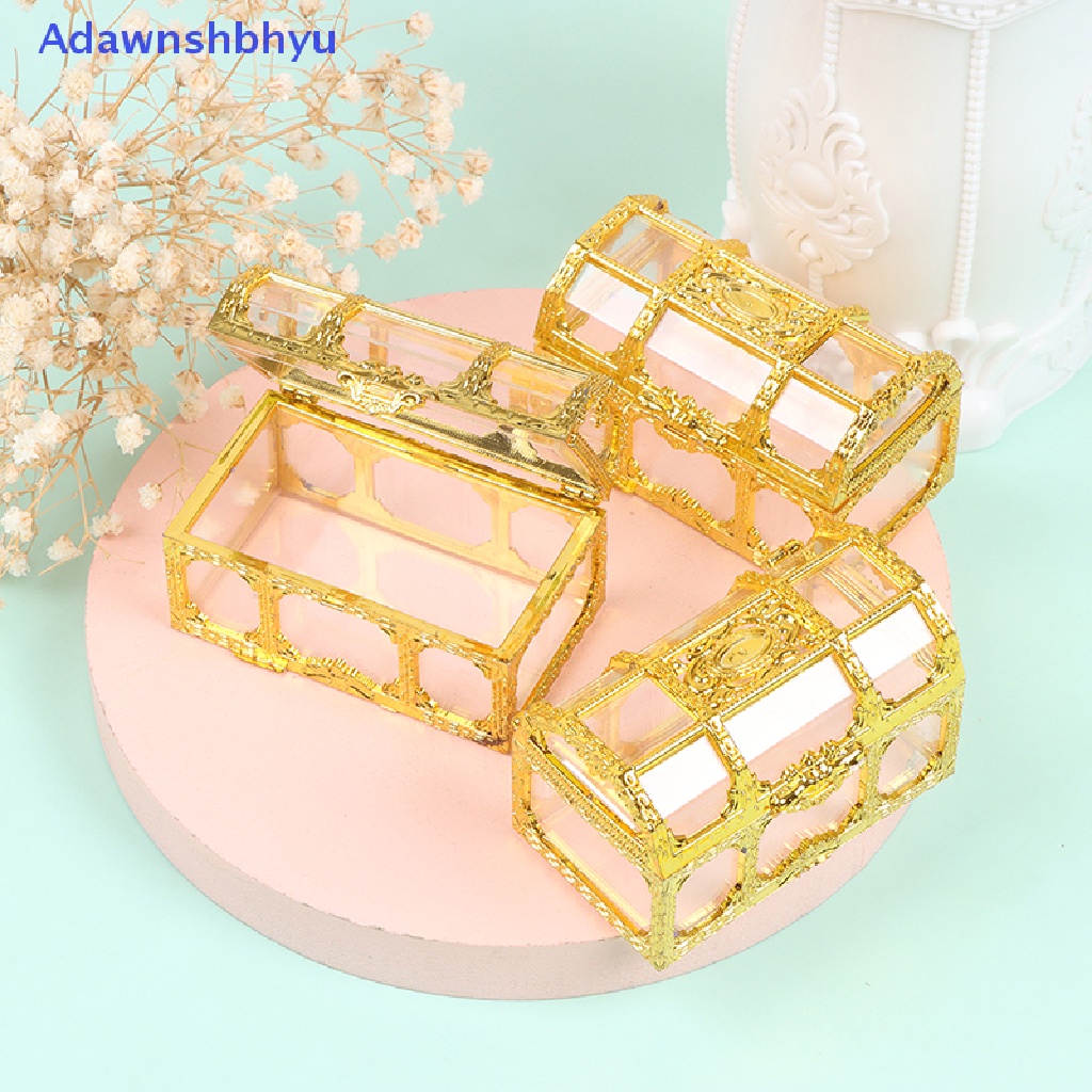 Adhyu 1:12 Dollhouse Miniature Storage Box Treasure Chest Simulation Furniture Model ID