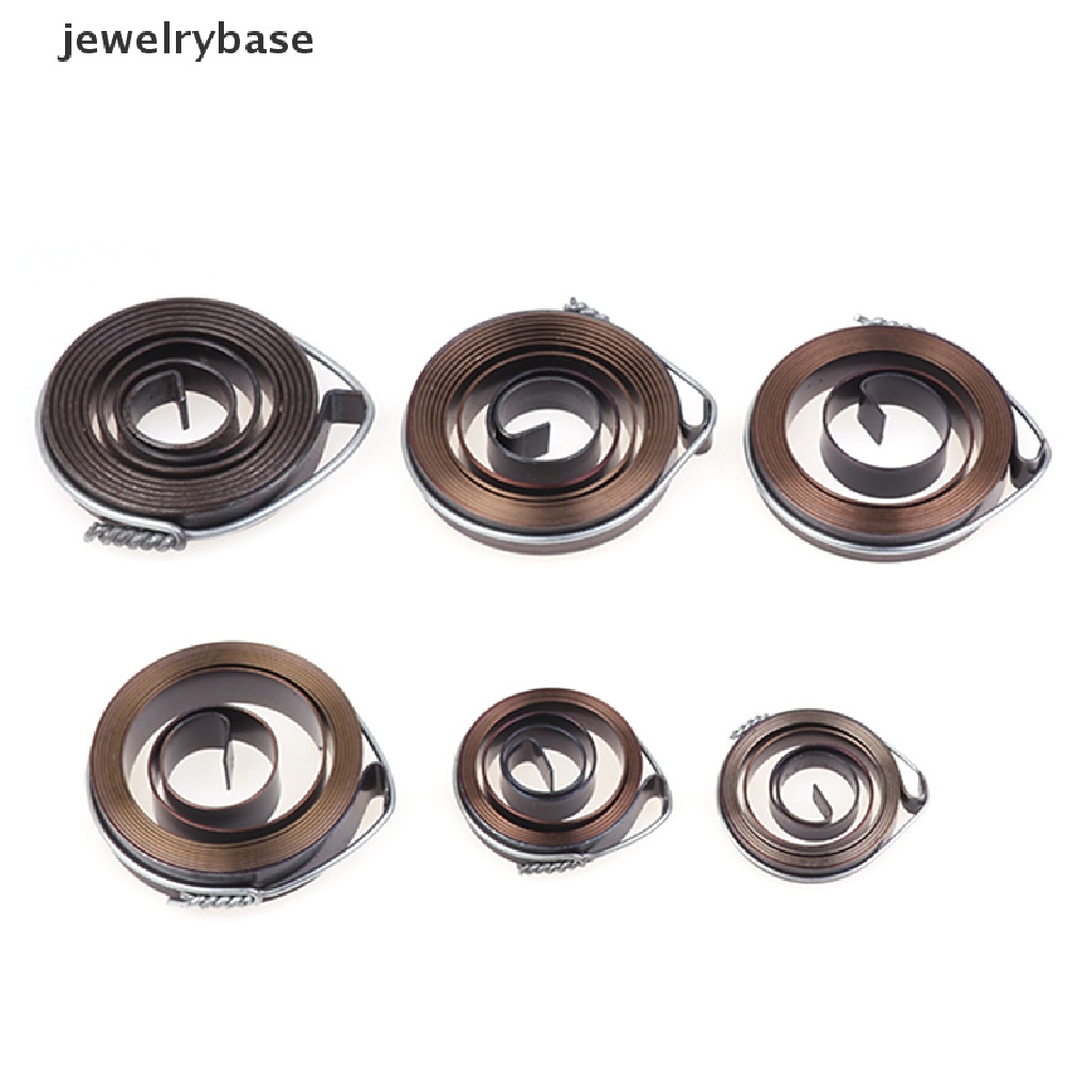 [jewelrybase] 1pc 0.7-1.5 Tebal 680-1540mm Panjang Spiral Flat Wire Coil Torsi Spring Angkatan Konstan Perpanjangan Per Springs Bench Drill Scroll Spring Butik