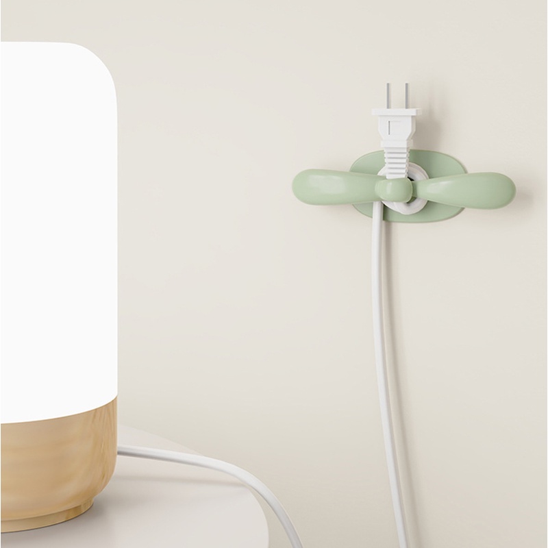 Abs Organizer Kabel Listrik Portabel Rumah Tahan Lama/Colokan Kawat Nyaman Plastik Berliku Rak Penyimpanan Kabel Data Klip Pengikat