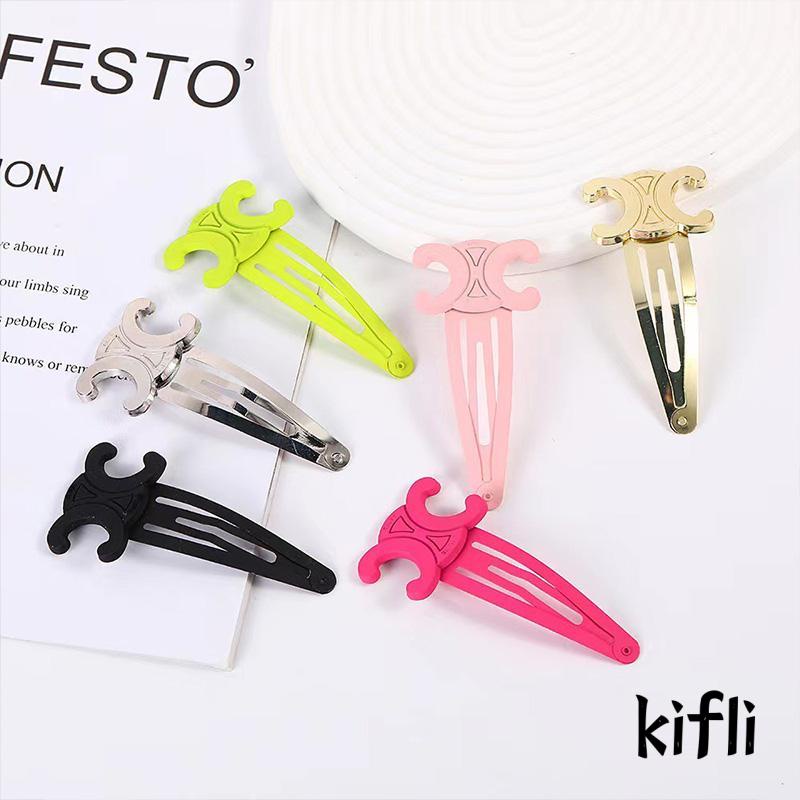 [KD] Bobby Pin French Vintage Metal Makaron Poni Samping Klip Makeup Hair Clip