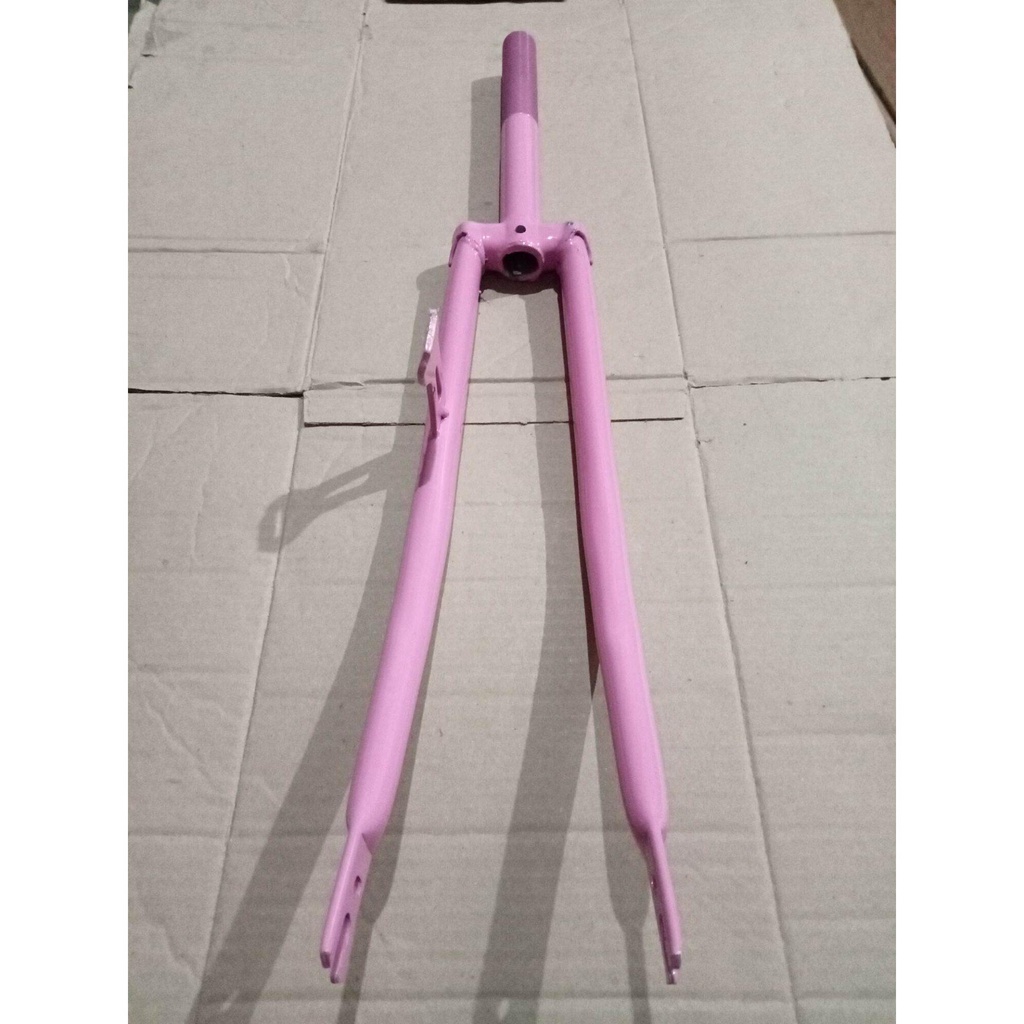 Fork garpu sepeda mini 26 balap 27 jadul lama roadbike ban luar 700 fixie garpu porok ring 26 inch