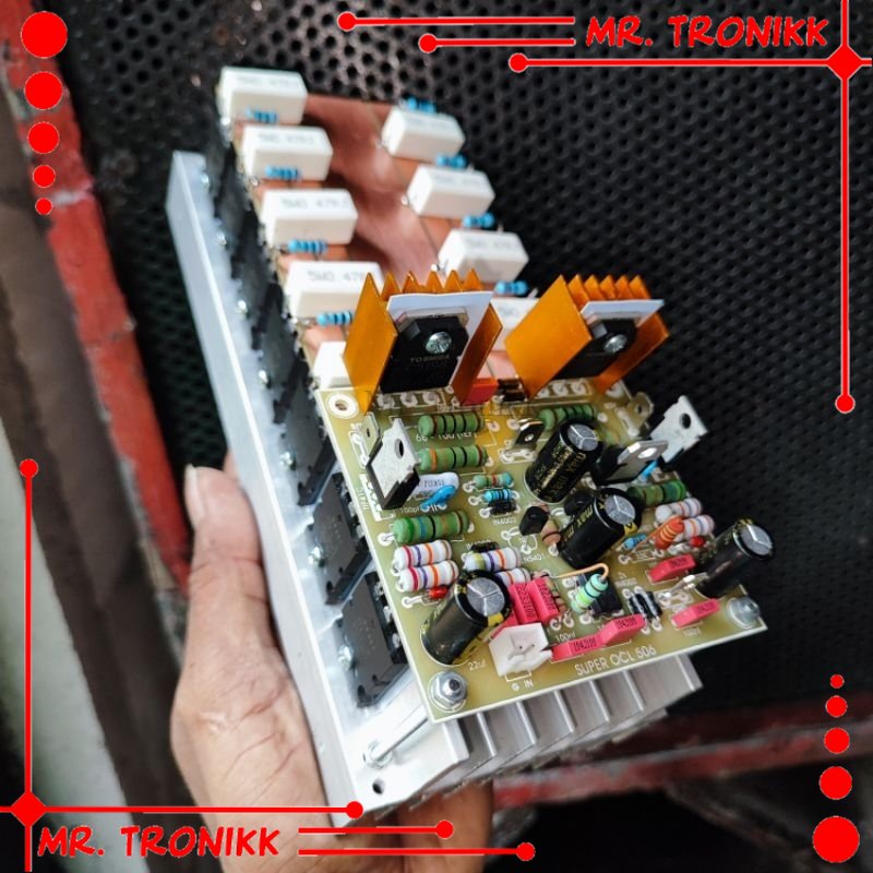 Kit Driver SOCL 506 2U BALAP 7 SET TRANSISTOR FINAL SIAP PAKAI
