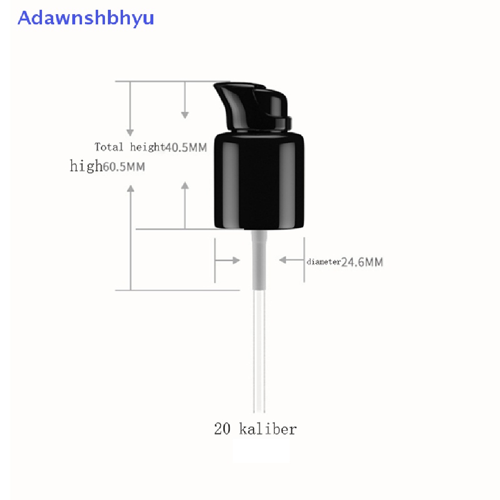 Adhyu 1Pcs Pompa Foundation Cair Dengan Protect Lock Indenter &amp; Pump Press Cover ID