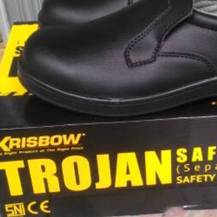 Safety Shoes Krisbow Trojan/ Sepatu Safety Trojan Krisbow Terlaris