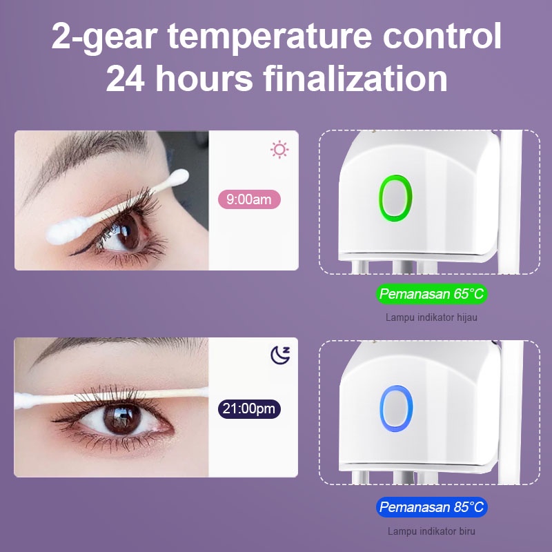 Electric Eyelash Curler EC1 Big Eye Curling Long-lasting Hold Penjepit Bulu Mata Elektrik