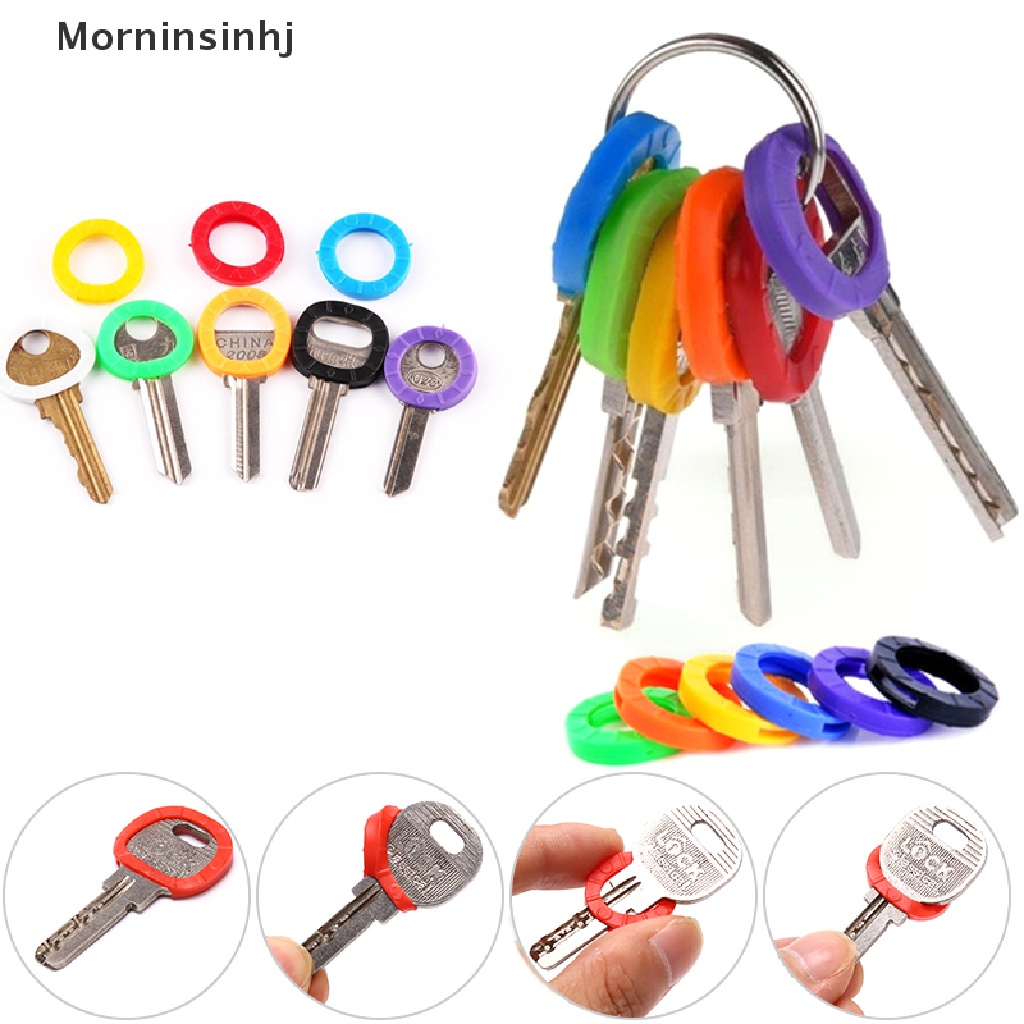 Mornin Fashion Hollow Karet Key Covers Topper Multi Color Silikon Lembut Keys Locks Cap id