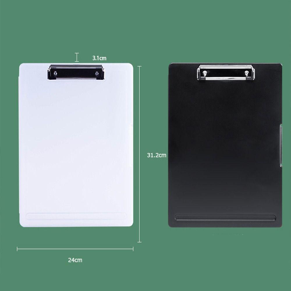 Lanfy A4 Clipboard Kotak File Case Siswa Sekolah File Organizer Alat Kantor Alas Tulis Test Penyimpanan Kertas Clipboard