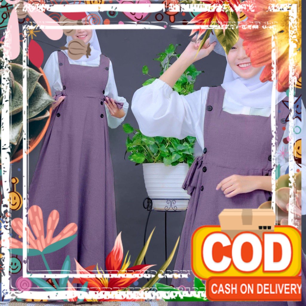 Gamis anak perempuan/gamis rompi/pakaian anak perempuan terbaru2022 / ibu mamah