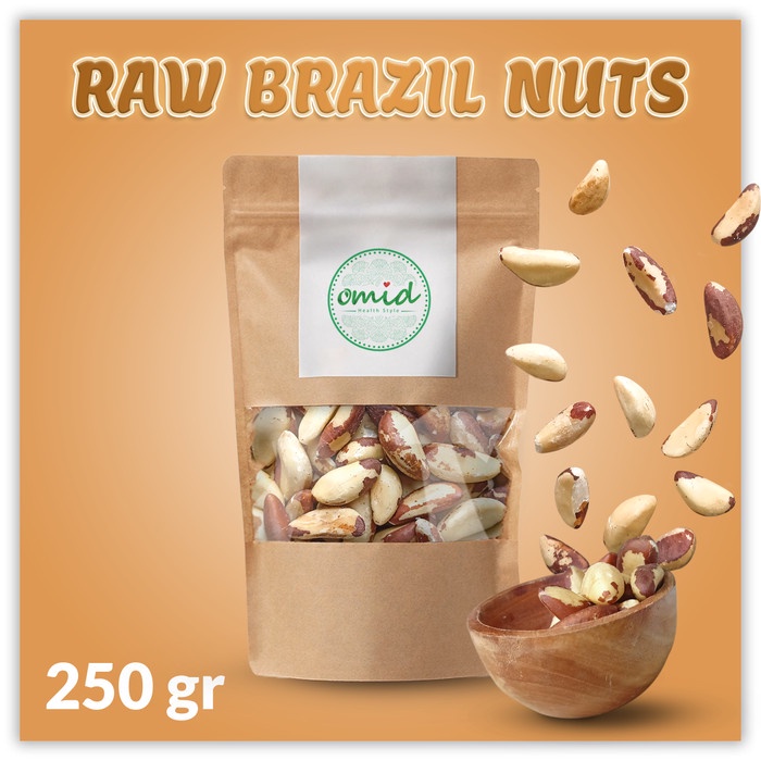 

Best Seller Raw Brazil Nuts (Kacang Brazil Mentah) 250gr