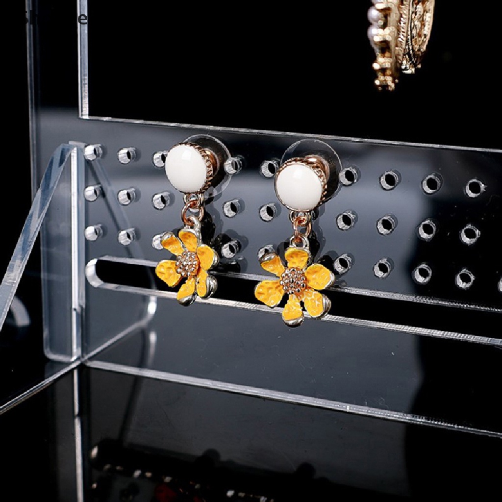 [HOT] Rak Perhiasan Kreatif Akrilik Gantungan Anting Rak Anting Kalung Rak Perhiasan [ID]